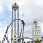 Un hombre resulta “potencialmente grave” tras un accidente en la montaña rusa de Batman del parque Warner de Madrid