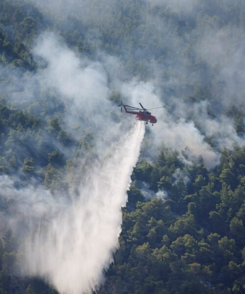 Los incendios de Grecia siguen sin control y se sitúan a unos 30 kilómetros de Atenas