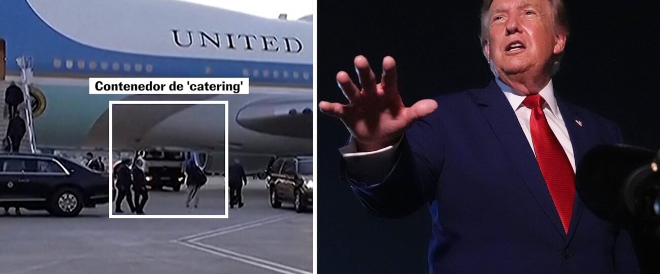 Las explicaciones de Trump para justiticar el vuelo secreto con el que regreso de la cumbre de la OTAN