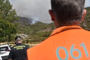 Detenido un hombre de 28 años por el incendio en Las Peñas de Riglos (Huesca)