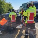 Cuatro jóvenes de entre 18 y 21 años mueren en un accidente de tráfico en la N-122 en Zaragoza
