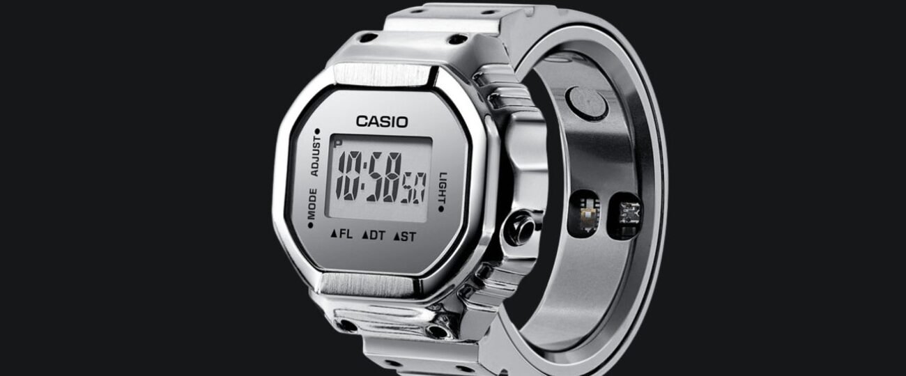 Casio convierte el diseño de sus míticos relojes digitales de los 80 en un anillo inteligente que mide la salud