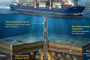 Una mina submarina a 6.000 metros de profundidad para extraer tierras raras