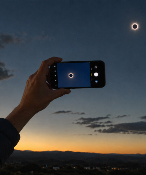 ¿Se puede dañar la cámara del móvil al fotografiar el eclipse?
