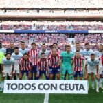 Una propuesta en la comida de directivas y una pancarta «sin intención»: el «Todos con Ceuta» del Atlético en el Metropolitano