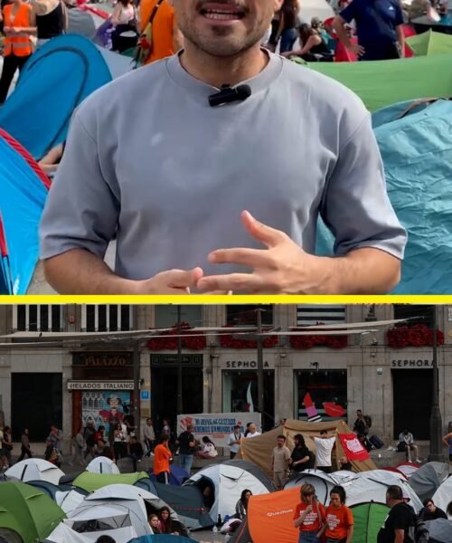 Los manifestantes continúan la acampada por la crisis de vivienda en la Puerta del Sol: “Está siendo una ola de rabia organizada”