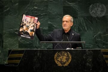 El presidente de Irán acusa en la ONU a EE UU e Israel de violar el derecho internacional en sus ataques