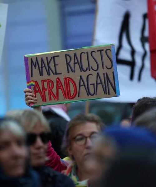 Las calles en Alemania  tras la victoria de AfD: “Todos tenemos que levantarnos”
