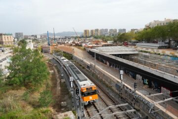 Los Mossos detienen ‘in fraganti’ a dos ladrones de cobre de las vías de la estación de la Sagrera