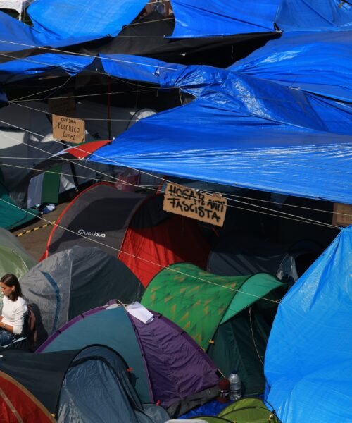 Detenido en la acampada de Sol un hombre de 26 años por agredir sexualmente a una mujer de 22
