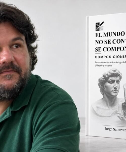 Jorge Santoveña Martín invierte a Platón para responder a una pregunta de infancia en “El mundo no se contempla. Se compone”
